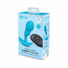 b-Vibe Vibrating P-Spot Snug Plug Small with Rechargeable Remote Control