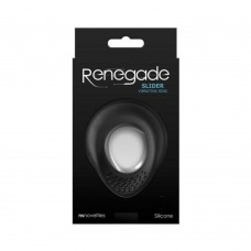 Renegade Slider Vibrating Cock Ring Black Renegade Slider Vibrating Cock Ring Black