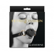 Fetish & Fashion Katherine Heart Gag Black
