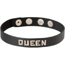 Black Leather Collar- Queen Black Leather Collar- Queen