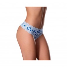 Magic Silk Sweet Treats Crotchless Thong With Lube Blueberry S/m Magic Silk Sweet Treats Crotchless Thong With Lube Blueberry S/m