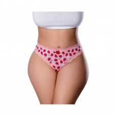 Magic Silk Sweet Treats Crotchless Thong With Lube Strawberry Queen Size Magic Silk Sweet Treats Crotchless Thong With Lube Strawberry Queen Size