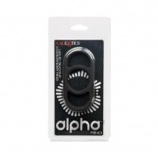 Alpha Liquid Silicone Commander Cock Ring - Black Alpha Liquid Silicone Commander Cock Ring - Black
