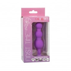First Time Vibrating Triple Beaded Anal Probe - Purple First Time Vibrating Triple Beaded Anal Probe - Purple