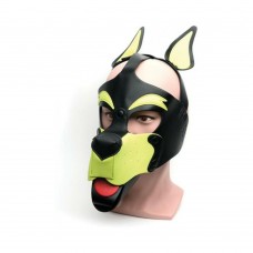 665 Playful Pup Hood - O/s Black/yellow 665 Playful Pup Hood - O/s Black/yellow