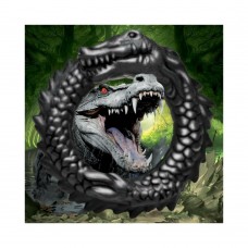 Black Caiman Silicone Cock Ring Black Caiman Silicone Cock Ring