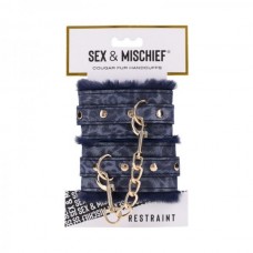 Sportsheets Sex & Mischief Cougar Fur Handcuffs