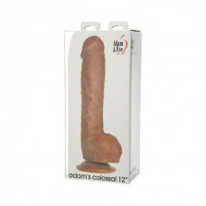 Adam & Eve Adams Colossal 12 in. Dildo Brown