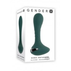 Gender X You Gotta Stick It Rechargeable Vibrating Anal Plug Silicone Teal