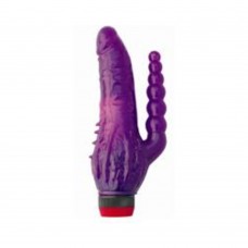 Jelly Caribbean Tango Double Dong Purple Vibrator Jelly Caribbean Tango Double Dong Purple Vibrator