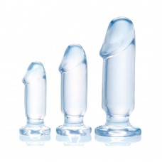 Beginner's Backdoor Kit 3 Penis Plugs Blue Beginner's Backdoor Kit 3 Penis Plugs Blue