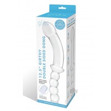 Girthy Glass Dbl Side Anal Bead 12.5