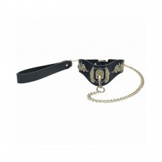 Ouch! London Collection Collar With Leash Ouch! London Collection Collar With Leash