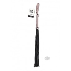 Sandm Brat Flogger Black/ Rose Gold