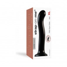 Strap On Me Silicone P&g Spot Dildo - Xlarge Black Strap On Me Silicone P&g Spot Dildo - Xlarge Black