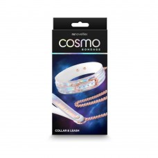 Cosmo Bondage Collar/leash Rainbow Cosmo Bondage Collar/leash Rainbow