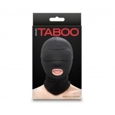 Hustler Taboo Mouth Hood Black Hustler Taboo Mouth Hood Black
